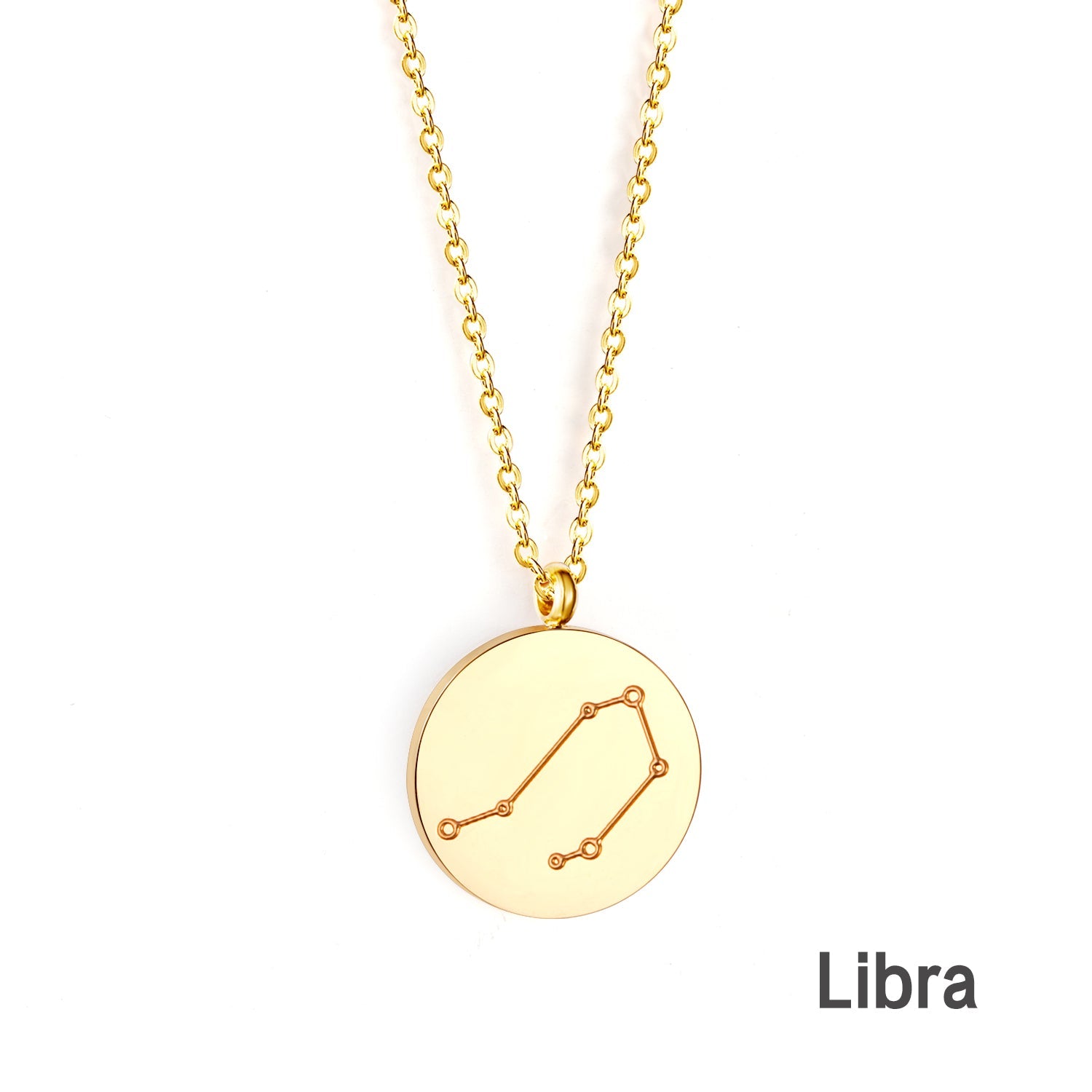 12 Zodiac Signs Virgo & Aquarius & Pisces & Gemini & Scorpio & Libra & Aries & Taurus & Cancer & Capricorn & Leo & Sagittarius Pendant Necklace asonjewelry